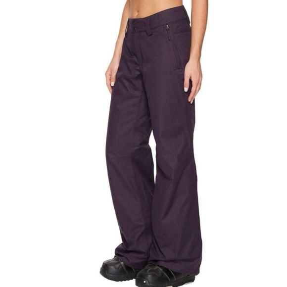 The North Face Dryvent Sally Snow Ski Pant Eggplant Purple NEW Size XS - Picture 1 of 16